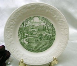 2442 Antique Homer Laughlin Pastoral Wall Plate - £6.37 GBP