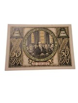 Vintage 1920s Bank Note Paper Money City Of Rudolstadt Weimar 50 Pfennigs 29307 - £8.53 GBP