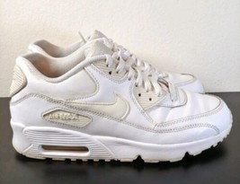 Nike 833412-100 Triple White Air Max 90 Youth Sneakers Size Us 7Y - $32.68