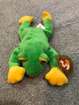 Ty Beanie Babies Smoochy The Frog - 10-1-97 Rare Retired Mint Condition! - £5.32 GBP