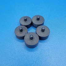 1965 Booby Trap Game Replacement 6 Blue Wood Disc Pieces Parker Brothers No.60 - $3.70
