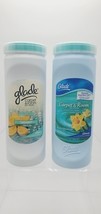 Lot of 2 Glade Rainshower 32 oz Carpet &amp; Room Eliminator Powder Disc READ - $628.48 MXN