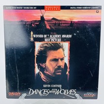 Dances with Wolves Laserdisc Widescreen Kevin Costner Movie Very Good Condition - £6.26 GBP