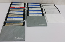 Lot of WORD PERFECT 5.25” Floppy Disks Software Diskettes Graphics Spell Art Etc - £19.42 GBP