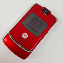 Motorola RAZR V3m Red Flip Phone (Sprint) - £63.86 GBP