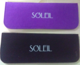 SOLEIL HEAT MAT-CASE FOR FLAT IRON-EASY TO CARRY-PROTECTION FROM WATER-B... - $14.84