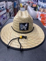 Palm Straw Sun Hat Extra Wide Brim  Rooster Hat Sombrero, L/XL - £16.55 GBP