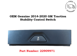 OEM GM 2014-2020 Chevrolet Impala Traction Stability Control Switch 2290... - $14.84