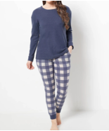 Koolaburra by UGG Brushed Ribbed Thermal Top and Jogger PJ Set- ODYSSEY ... - £30.45 GBP