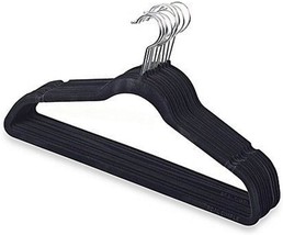 Only Hangers Petite Size Black Velvet Suit Hangers - Pack of 10, 20, 25 or 50 (5 - £21.44 GBP+