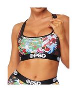 PSD Women's Looney Christmas Sports Bra, Multi, Size Large - $24.75