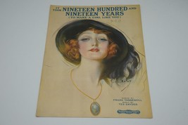 Sheet Music It Took Nineteen Hundred &amp; Nineteen Years Frank Tannenhill S... - $9.89