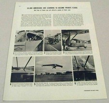1937 Magazine Photos 35,000 Americans Learning to Fly Airplanes - $11.75