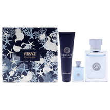 Versace Pour Homme by Versace for Men - 3 Pc Gift Set 3.4oz EDT Spray, 0... - $1,373.28 MXN