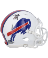 Keon Coleman Autographed Buffalo Bills Mini Speed Helmet Fanatics - £112.91 GBP