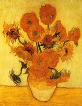 Artebonito Van Gogh Sunflowers 1 Ltd Edition Giclee - £50.81 GBP