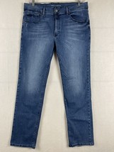 Mott &amp; Bow Men 38x32 Slim Mosco Jeans Indigo Dark Wash Mint - £21.27 GBP