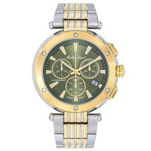 Mathey Tissot Men&#39;s Neptune Chrono Green Dial Watch - H912CHBV - £176.37 GBP