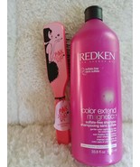 Redken Color Extend Magnetics Shampoo  33.8 oz Free Brush Fast Shipping - £36.58 GBP