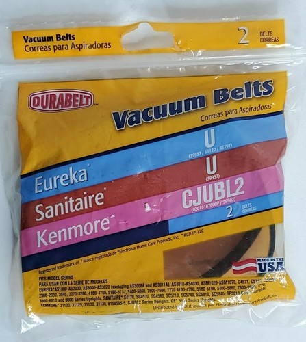 Vacuum Cleaner Belts Durabelt For Eureka U Sanitaire Kenmore CJUBL2 6531... - $4.56