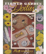 Vintage Flower Garden Doilies Lily Design Book No 52 1950 How to Booklet  - $8.00