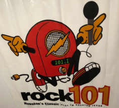 ROCK 101 Houston&#39;s Classic KLOL FM Radio 80s Houston Texas Running Vinta... - $144.62