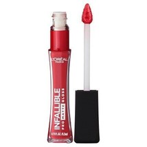 Loreal Infallible Pro Matte Lip Gloss Shanghai Scarlet 308 - £11.76 GBP