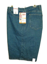 Wrangler Men&#39;s Size 48 (Actual 49x10) Denim Shorts Relaxed Fit Flex Big Tall - £21.53 GBP