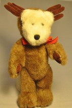 Boyds Collection Mooxley Mooskins  Bear in Moose Suit  Hinged Joint 13&quot; Plush - £13.83 GBP