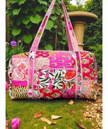 Cotton  Travel Weekender Duffle Bag for Women Quilted Vegan Overnight Ca... - $34.24+