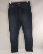 Natural Reflections Women&#39;s Dark Wash Distressed Embroidered Jeans Size 10A - $11.87