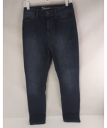 Natural Reflections Women&#39;s Dark Wash Distressed Embroidered Jeans Size 10A - $11.87