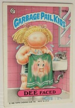 Garbage Pail Kids 1986 trading card Dee Faced - $2.47