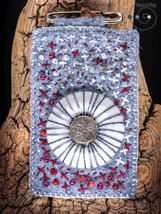 wish talisman, bag charm, safety pin amulet, boho brooch, ooak - £16.72 GBP