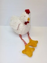 Bunnies By The Bay Clucky The Hen Chicken Plush Stuffed Animal Red Strip... - £13.16 GBP