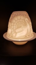 Lladro Porcelain - Lithophane Votive Light - Thanksgiving - £39.06 GBP