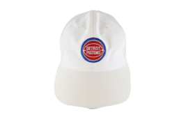 Vintage 90s Sports Specialties Detroit Pistons Spell Out Snapback Hat White - $178.15