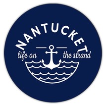 Nantucket Life on the Strand : Gift Coaster Beach Travel Souvenir USA - £3.92 GBP
