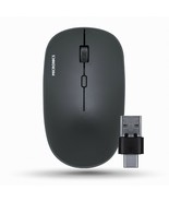 Micronics E5S Wireless Silent Mouse USB C Type Multi Receiver Low Noise ... - $32.32