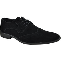 BRAVO KING-3 Dress Shoe Classic Faux Suede Leather Lining Medium Width B... - $39.95+