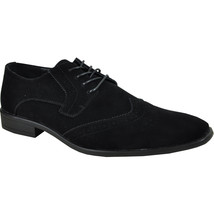 BRAVO KING-3 Dress Shoe Classic Faux Suede Leather Lining Medium Width B... - £31.86 GBP+