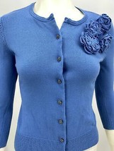 New York &amp; Company Blue Front Cardigan, Size Small - $14.99