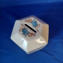 Vintage Wedgwood Beatrix Potter Designs Peter Rabbit Hexagon Bank Missing Plug - £11.15 GBP