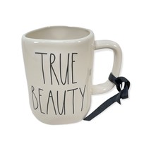 Rae Dunn Mug True Beauty Beauty and the Beast Mirror Disney Princess 2-Sided Mug - £11.74 GBP