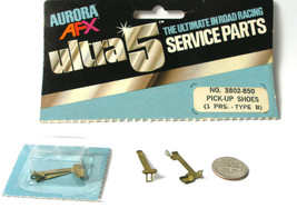 1977 Aurora Afx Speed Steer Ultra5 PICK-UP Shoes Type B Service Part #3802 Bubble - £3.13 GBP