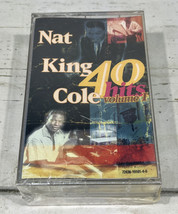 1996 Nat King Cole 40 Hits Volume 1 And Volume 2 Cassette Tapes New Sealed - £5.64 GBP