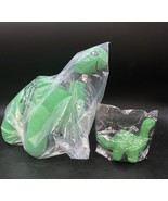 Sinclair Gas Dinosaur Plush Green Dino Stuffed Brontosaurus &amp; Stress Toy... - $67.08 CAD