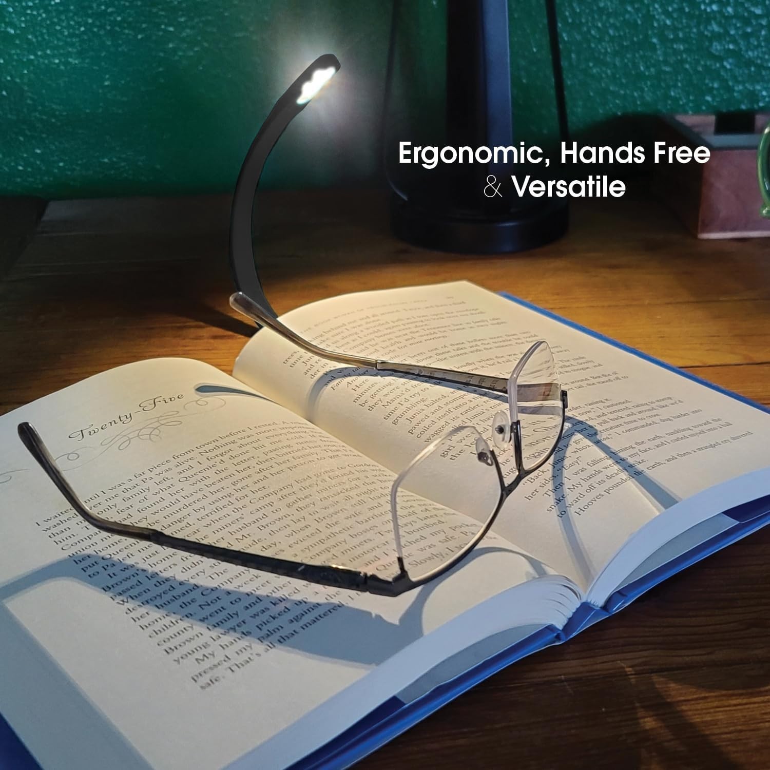 Flexible Dimmable Reading Light - Eye Care LED & Rechargeable, Perfect for Kids Item image 8