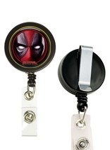 1 Red Ninja Crafting Mania LLC ID Card Reel, Belt Clip, Extends up to 24&quot;, Black - £9.72 GBP