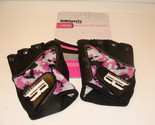 RIMSPORTS WOMENS CAMOUFLAGE PINK WEIGHTLIFTING WORKOUT GLOVES LARGE NEW - $15.29